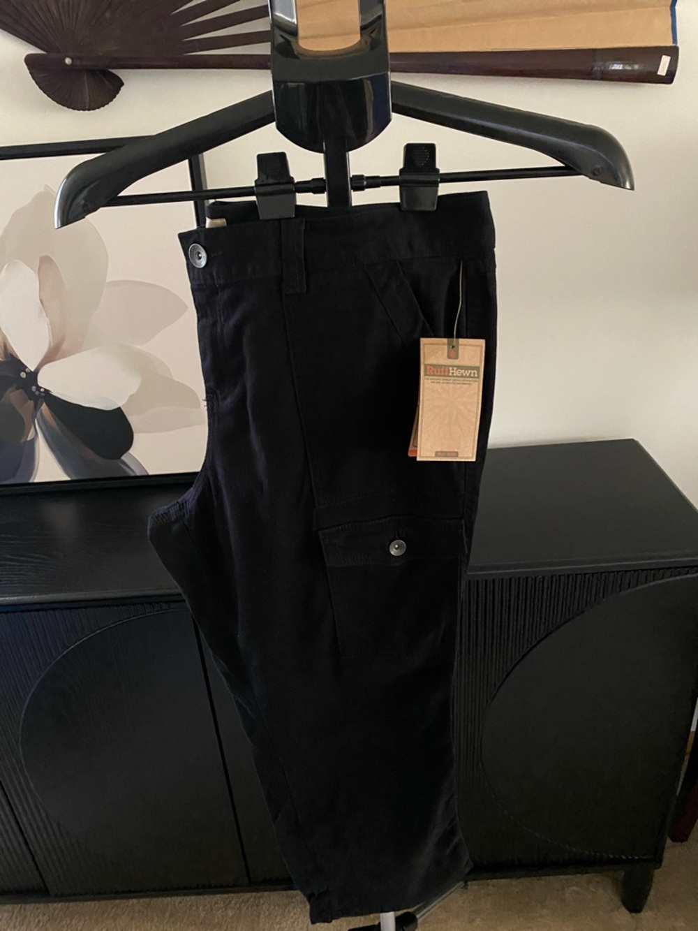 Black Ruff Hewn Capris